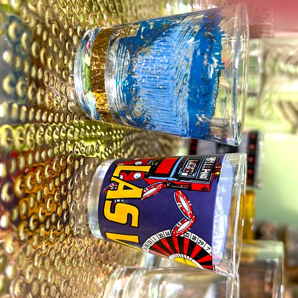 Shot glasses. 10 of them that I collected over the years. - Picture 6 of 6